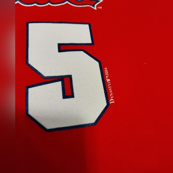 Albert Pujols Shirt St Louis Cardinal 2004 T-shirt X-Large Red - Picture 4 of 6
